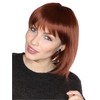 Prettyland C1920 Women's Brown Short Matte Natural Like Real Hair