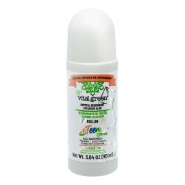 Desodorante Cristal Alumbre Roll On Niños 90ml Vital Green Pomelo