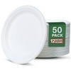 Ask Packaging 100% Compostable (12 Inch / 50-Pack) Heavy-Duty Eco-Friendly