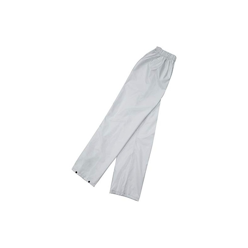 Koshin Rubber Rain Suit, Top and Bottom Set, Silver, Compatible