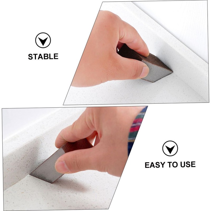 ORFOFE 10Pcs Cleaning Sanding Sponges for Pot and Kitchen Efficient