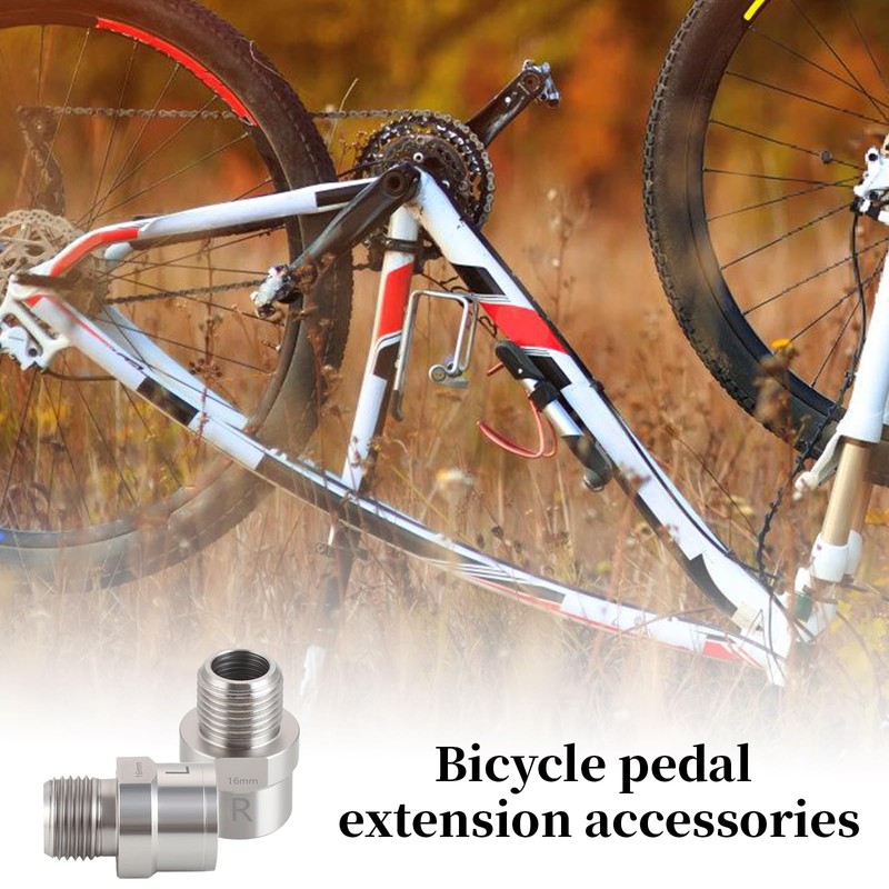 1 Pair Bicycle Pedal Extender, Titanium Alloy Bicycle Pedal Spacer,