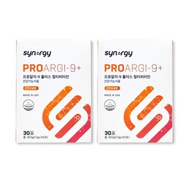 Synergy ProG9 Plus Multivitamin 12g x 30 packets x 2 / 시너지 프로알지9 플러스 멀티비타민 12g x 30포 x 2개