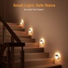 YUNLEX 6 Pack Stair Lights Indoor, 2.6" Small Stick on
