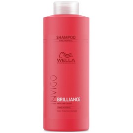 Wella Invigo Brilliance Color Protection Shampoo Fine-Normal Hair, 33.8-oz,