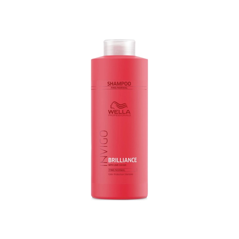 Wella Invigo Brilliance Color Protection Shampoo Fine-Normal Hair, 33.8-oz,