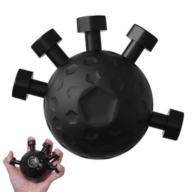 Finger Grip Strengthener, Grip Strengthener Trainer, Finger Grip Strengthener, 2025 Newest Hand Finger Track, Finger Grip Strengthener for Muscle Building (Black)