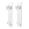 Yamazaki 4915 Magnetic Bathroom Drying Rod Holder, Set of 2,