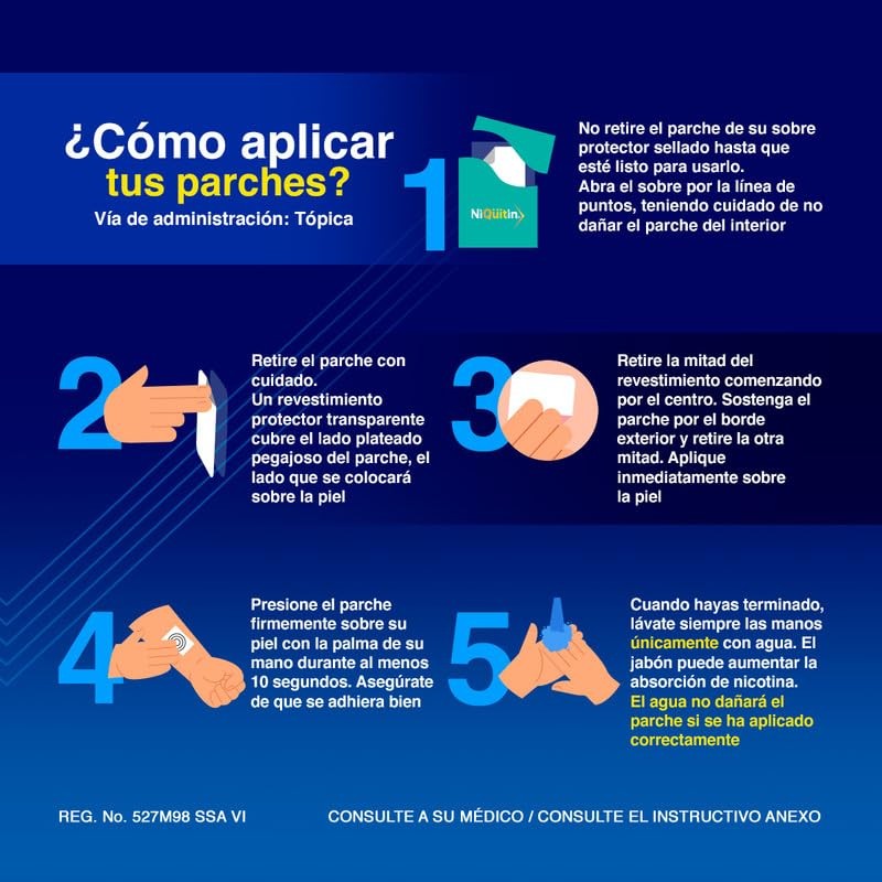 NiQuitin Etapa 1-6 Pack Tratamiento Para Dejar De Fumar