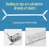 Wadeo Bed Sheet Tensioner Bed Sheet Clips, Elastic Straps for