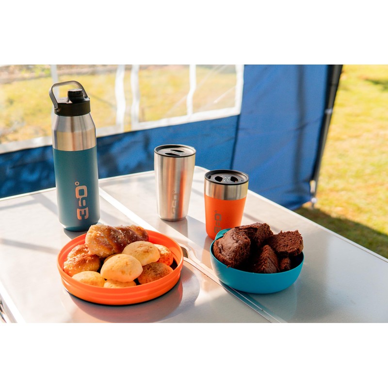 360° Unisex Vaso Aislado Regular Glass, Black, One Size