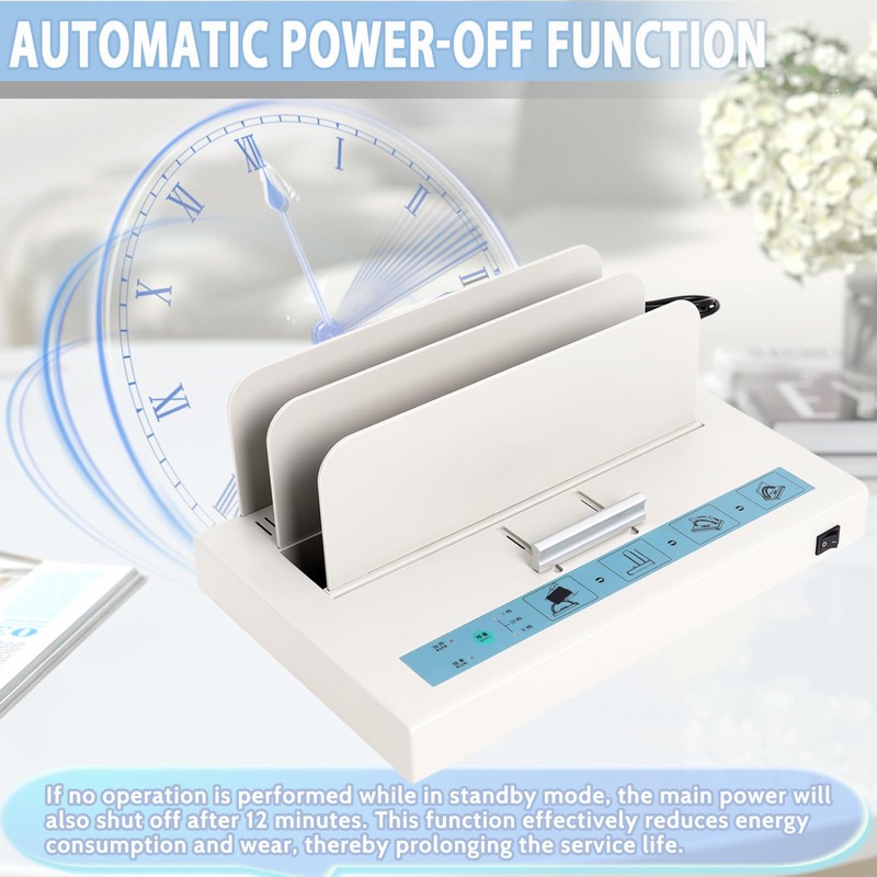 Thermal Binding Machine 500 Sheets Capacity Book Binding Material 110V