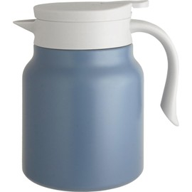 Living WELF Tabletop Pot 33.8 fl oz (1 L) with Tea Strainer, 2-Way, Blue 411163