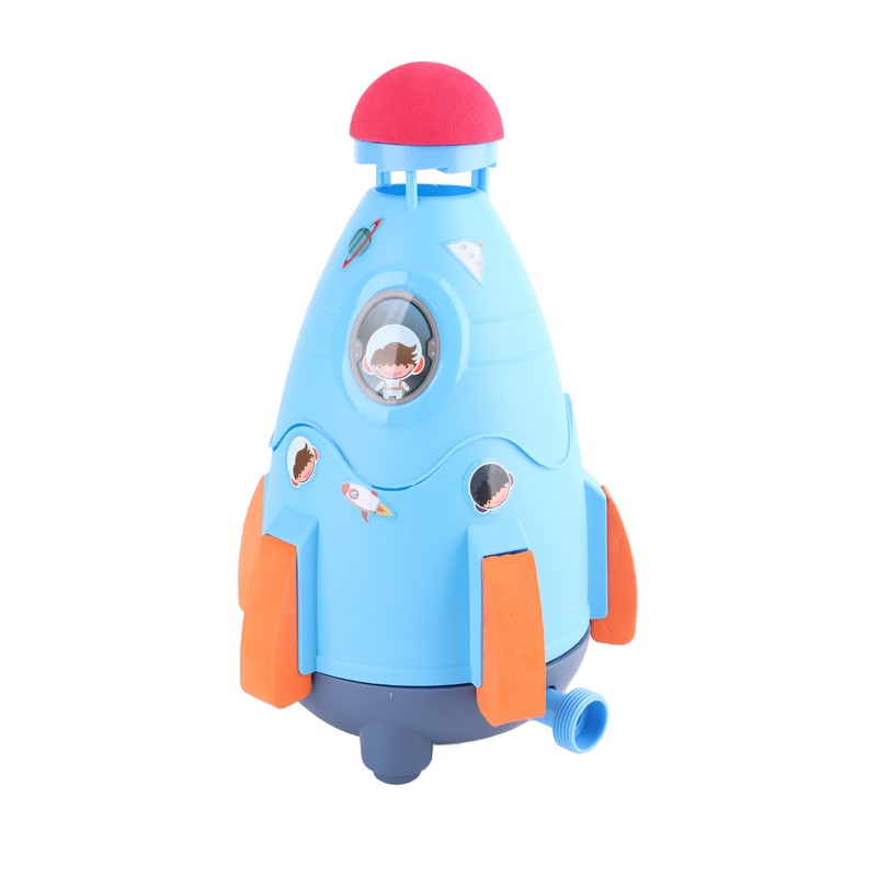 Space Rocket Sprinkler 360 Degree Rotation Summer Outdoor Yard Sprinkler