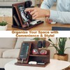 TESLYAR TESLYAR Wood Phone Docking Station for Men - Desktop