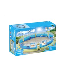 PlayMOBIL 9063 Family Fun Aquarium Enclosure, Fun Imaginative Role-Play, PlaySets Suitable for Children Ages 4+