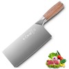 SHI BA ZI ZUO 8-inch Professional Cleaver - Stainless Steel