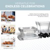 Alpha Living 6 Pack - Disposable Chafing Dish Buffet Set,