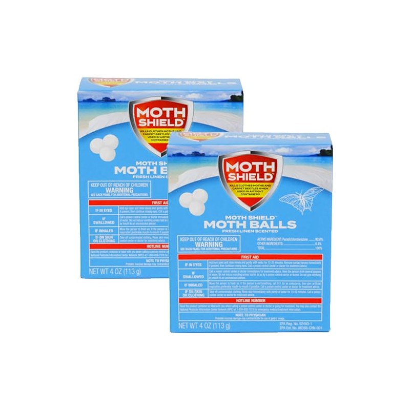 Moth Shield Moth Ball Traps for Clothes, Furniture, Carpet and