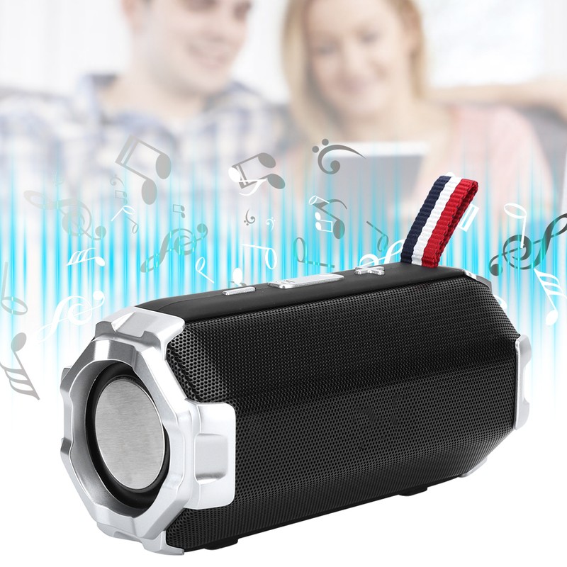 Rechargeable Bluetooth Speaker Portable Outdoor Subwoofer Dual Loudspeaker Support U