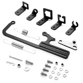 304147 EZ EFI Adjustable Throttle Cable Mount Kit for GM 700R4 and TH350 Automatic Transmissions - Durable Throttle Cable Bracket, Compatible with Carburetor & TV Cables