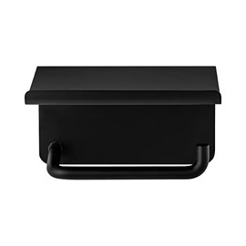 blomus MODO Toilet Paper Holder with Tray - Wall Mounted - Black