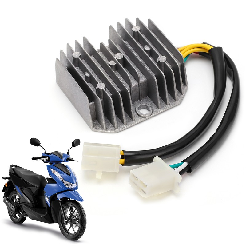 Voltage Regulator Rectifier 7 Wires DualPlug Aluminum Alloy ABS for