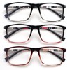 CHOFILORD 3 Pack Reading Glasses for Women Men Blue Light
