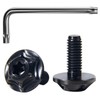 Litorange Titanium Alloy Number Plate Bolts Star-shaped Hex Hole Bolts
