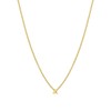 gorjana Wilder Mini Alphabet Necklace A