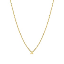 gorjana Wilder Mini Alphabet Necklace A