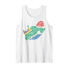South Africa Flag Food Maps Africans Tank Top