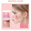 FOCALLURE Cheek Blusher Highlight Powder MultiFunctional Cosmetic Set Makeup Supplies(#2