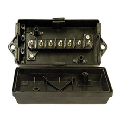 Tectran 667-7040 Black Junction Box (7 pos.)