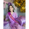 CIEHER Purple Birthday Sash - It's My Birthday - Women's