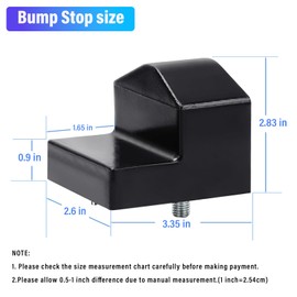 Bledtax K201426 - Parada de control de suspensión delantera inferior compatible con Chevy Silverado GMC Sierra 1500HD 2500HD 3500HD Yukon XL K201426B (2 unidades)