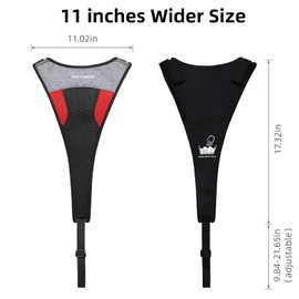 ROCKBROS Bike Sweat Guard, 11‘’ Wider Bike Trainer Sweat Guard, Sweat Net for Indoor Cycling Training