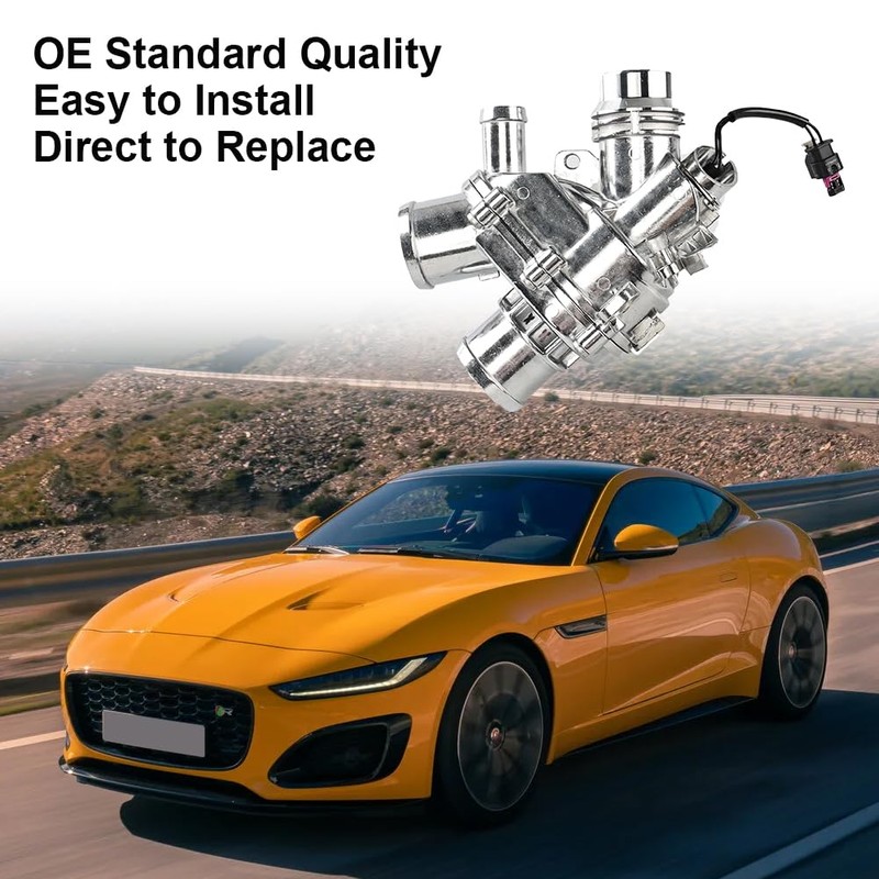 WMPHE Aluminium Engine Coolant Thermostat Housing Compatible with 2014-2019 Land