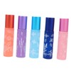 SAFIGLE 5pcs Rollerball Bottle Essential Oil Containers Dropper Leakproof Dispensers