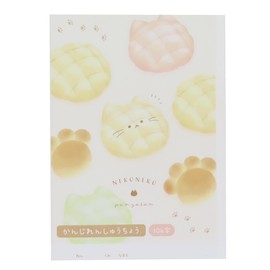 [Japanese Notebook] Kanji Exercise Book, 104 Characters, Cat Bakery Kamio Japan Back to School Preparation Stationery, Cute Goods, Mail Order