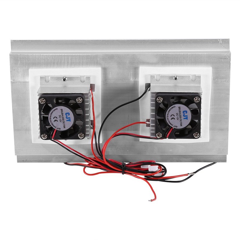 12V 120W Dual-Core Thermoelectric Cooler Peltier Refrigeration Cooling System Kit