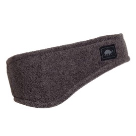 Turtle Fur Double-Layer Bang Band, Chelonia 150 Fleece Headband,Charcoal,One Size