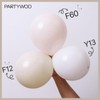 PartyWoo Beige Balloons 50 pcs 12 Inch Cream Ivory Sand