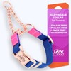 Jelly Waterproof Martingale Dog Collar, No Pull Nylon Collar with