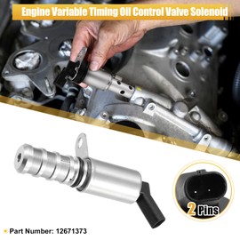 X AUTOHAUX Variable Valve Timing Solenoid VVT Oil Control Valve for Buick for Chevy for GMC 1.5L 1.4L New Engine Camshaft Variable Valve 12671373