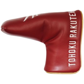 LEZAX REPC-5809 Tohoku Rakuten Golden Eagles Putter Cover for Blade & Mallet Red