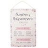 Jones Home and Gift Wall Plaques Grandma's Babysitting Service Hanging