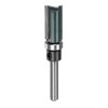 sourcing map Pattern Flush Trim Router Bit 1/4" Shank 1"