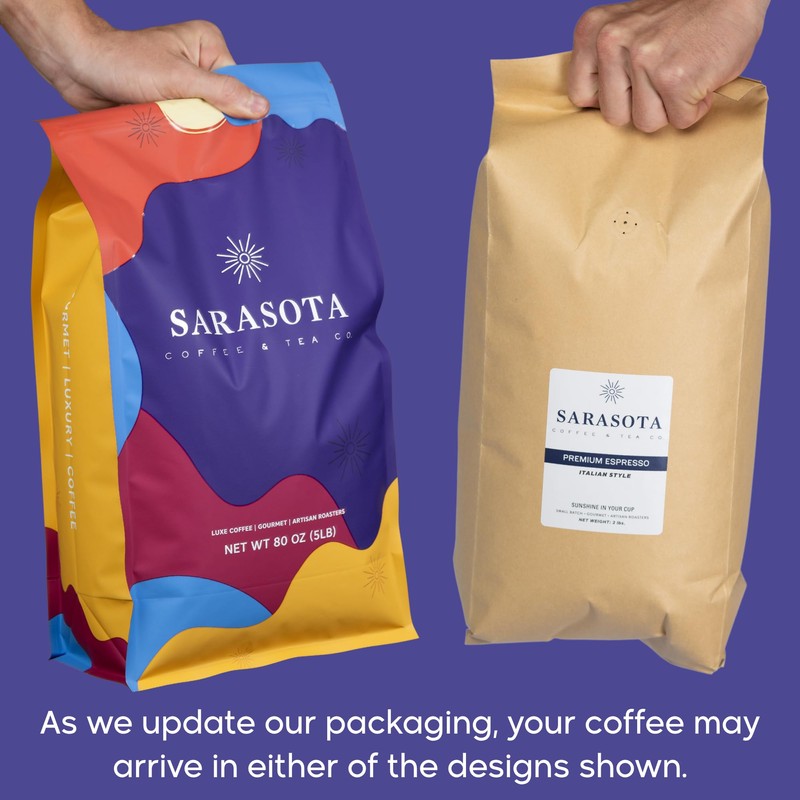Sarasota Coffee Whole Bean Espresso | Dark Roast Gourmet Coffee