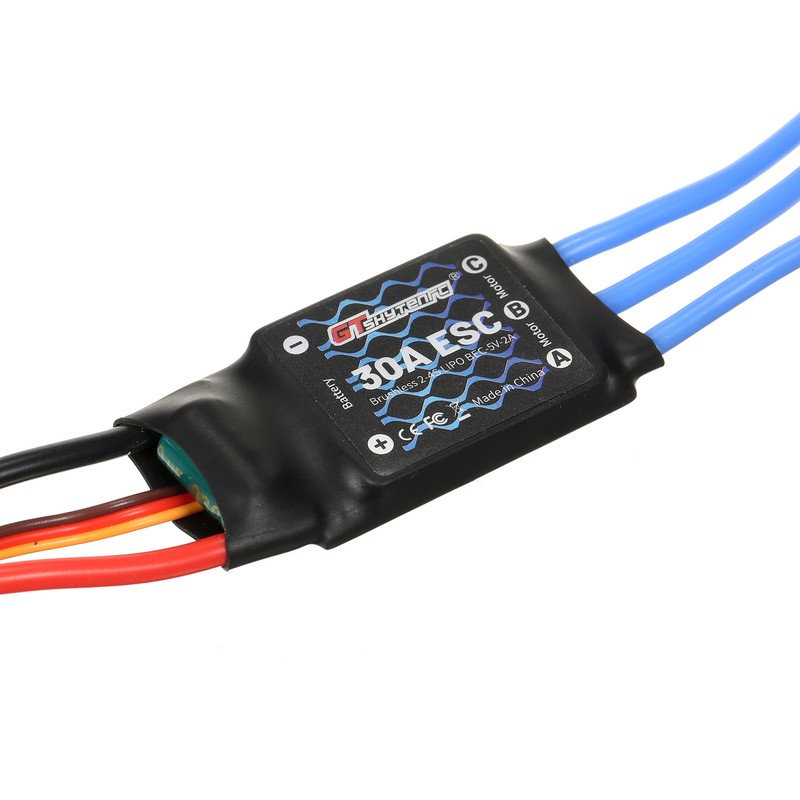 GTSKYTENRC 2-4S 30A Brushless ESC Motor Speed Controller Remote Control